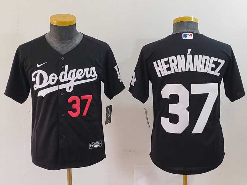 Youth Los Angeles Dodgers #37 Teoscar Hernandez Number Black Cool Base Stitched Jersey,We sell and wholesale Youth Los Angeles Dodgers #37 Teoscar Hernandez Number Black Cool Base Stitched Jersey on line form chian!